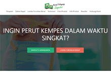 Tablet Screenshot of pelangsingsimpelet3.com